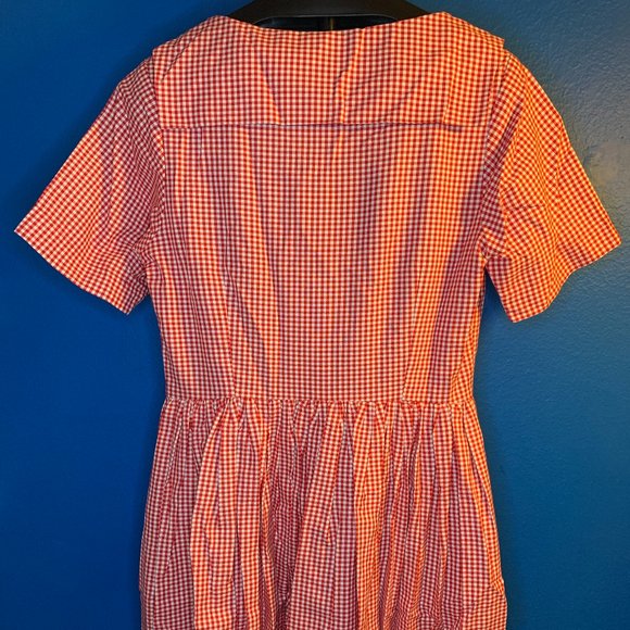 Bernie Dexter Maxine Dress in Red Gingham Size Extra Large NWOT - Picture 3 of 9